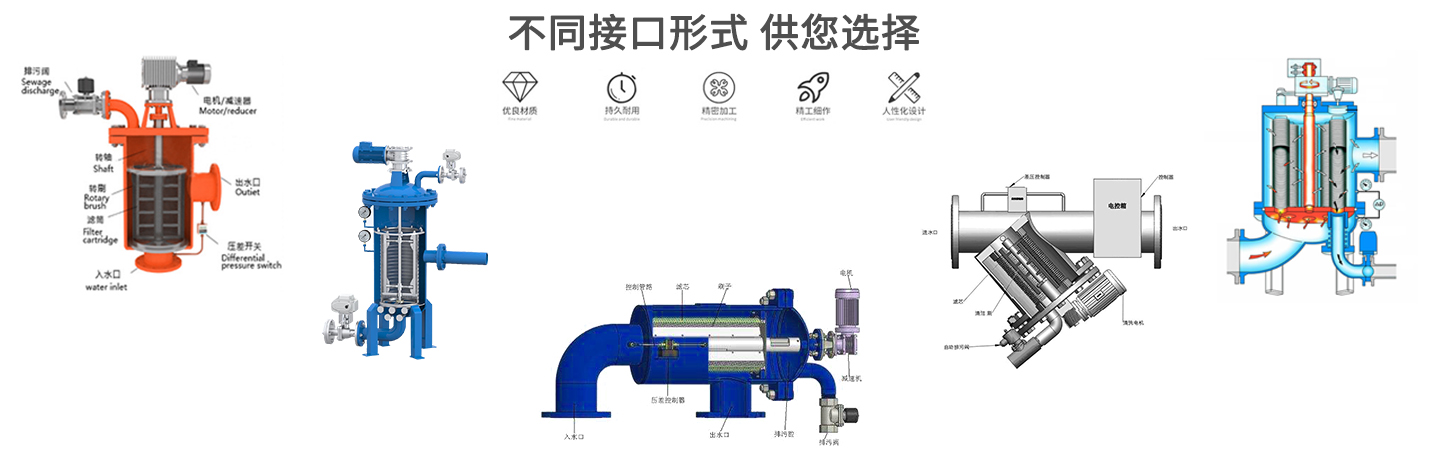 直通式全自動排污過濾器DN100